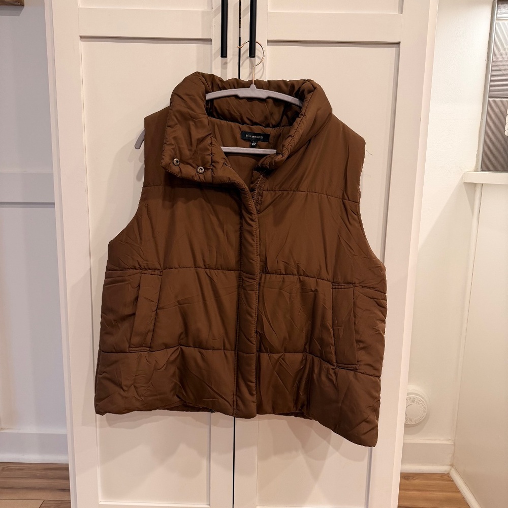 Vest - Brown